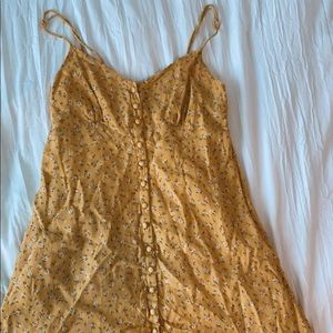 Volcom Yellow Floral Mini Dress #101